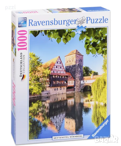 Пъзел "Nurnberg reflections" Deutschland collection Ravensburger 1000 части, снимка 1