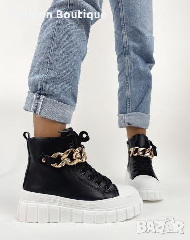 ХИТ модел дамски, кожени кецове с дебела подметка 37/41, снимка 1