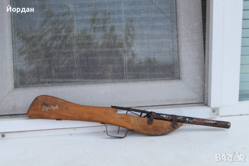 Детска играчка пушка 1940 г. с тапа, снимка 1