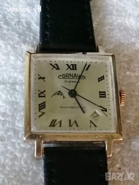  CORNAVIN 21 JEWELS МЪЖКИ ЧАСОВНИК РАБОТЕЩ , снимка 1
