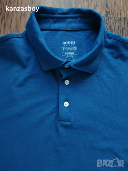 boggi milano high twisted jersey - страхотна мъжка тениска КАТО НОВА ХЛ, снимка 1