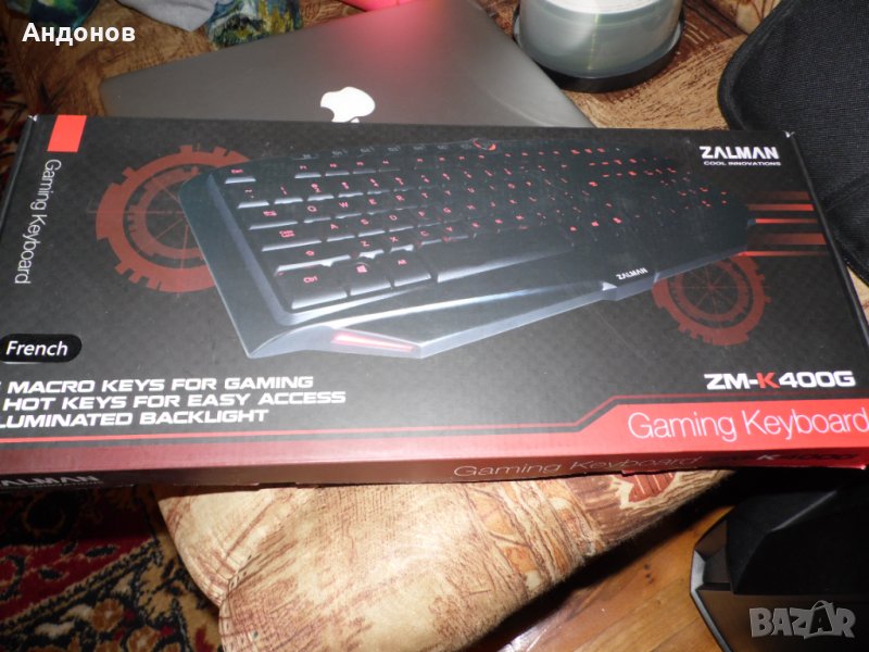 Геймърска Клавиатура ZALMAN ZM-K400G, снимка 1