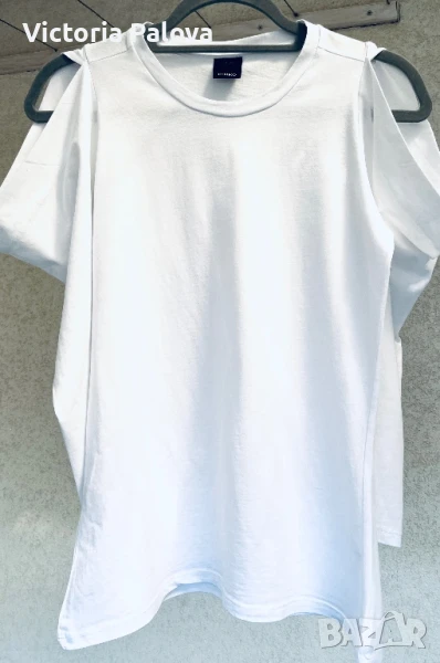 PINKO Италия оригинал интересна бяла блуза, снимка 1