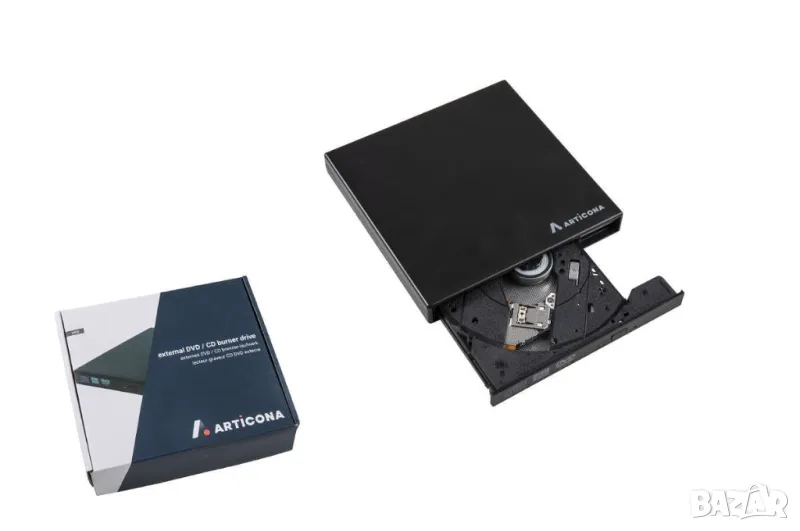 Външно DVD записващо устройство ARTICONA DVD-RW USB 2.0, снимка 1