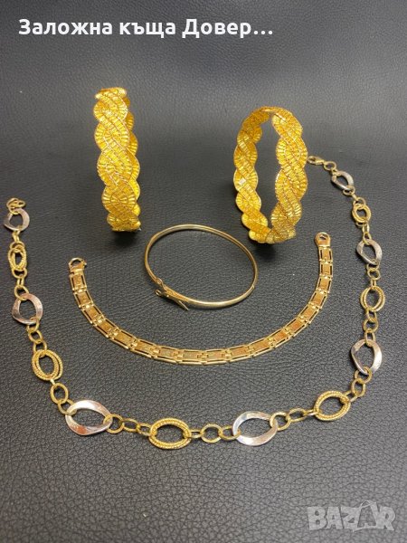 Златна гривна ланче14 к 585 gold zlatna grivna синджир , снимка 1