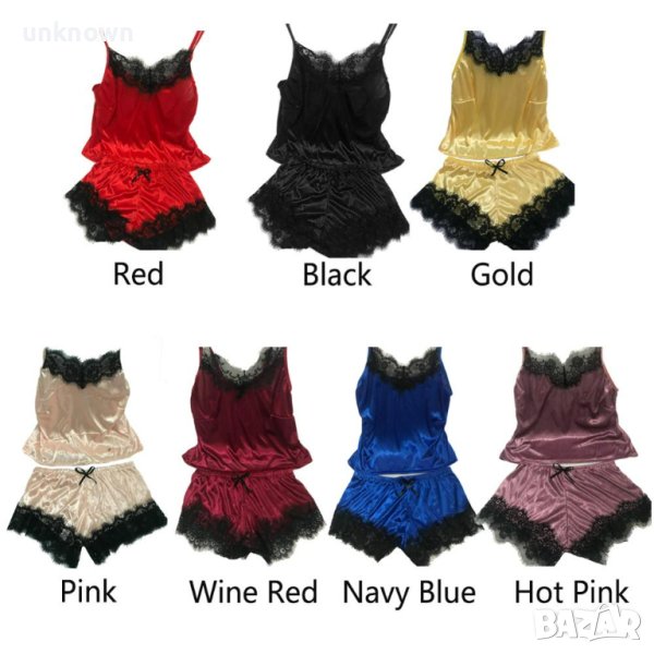 Елегантна дамска пижама, снимка 1