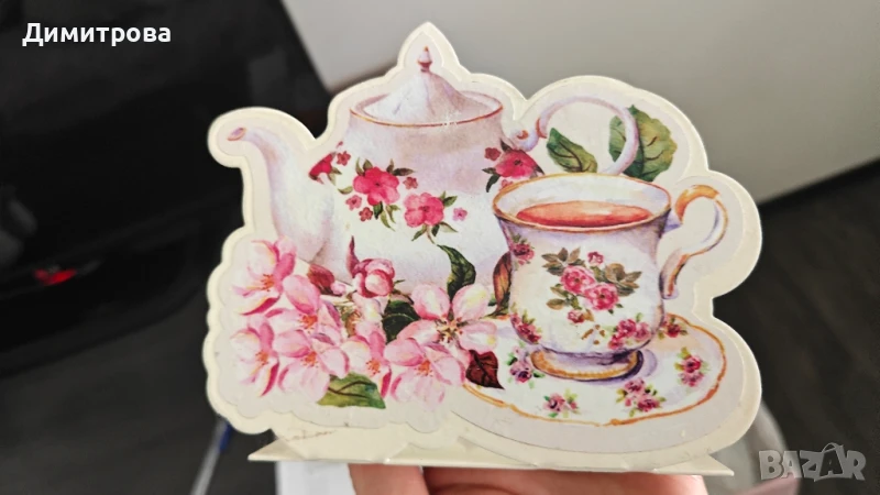 Салфетник с флорални мотиви, снимка 1