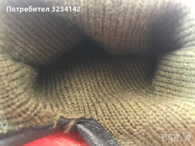 Мъжки кожени ръкавици с вътрешна плетена подплата , снимка 2 - Други - 36169300