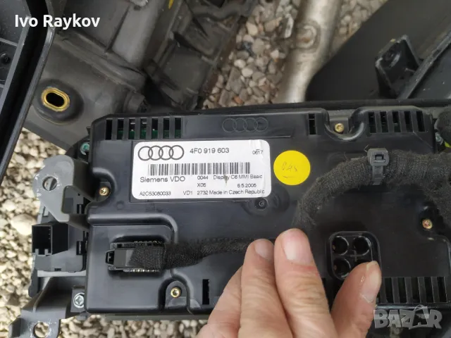AUDI A6 C6 04- ДИСПЛЕЙ МОНИТОР , 4F0919603, снимка 3 - Части - 49542082