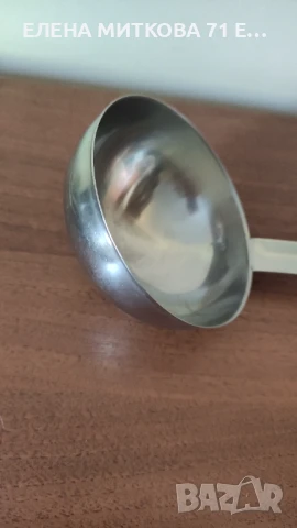 Голям масивен черпак от неръждаема стомана 300 мл 40 см, снимка 4 - Прибори за хранене, готвене и сервиране - 48984727