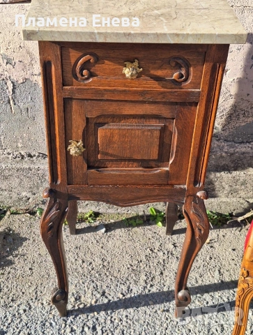 Френско антикварно шкафче , снимка 5 - Шкафове - 53092317