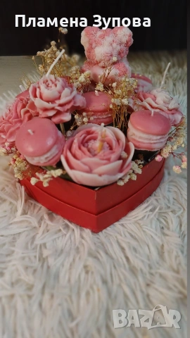 Ръчно изработени соеви свещи с аромат, снимка 5 - Декорация за дома - 53292667