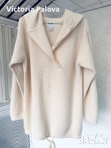 Luxury пуловер/худи NEIMAN MARCUS 100% кашмир, снимка 5 - Блузи с дълъг ръкав и пуловери - 44238302