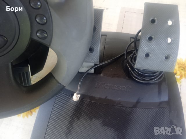 Microsoft SideWinder Force Feedback Wheel, снимка 3 - Аксесоари - 41281382