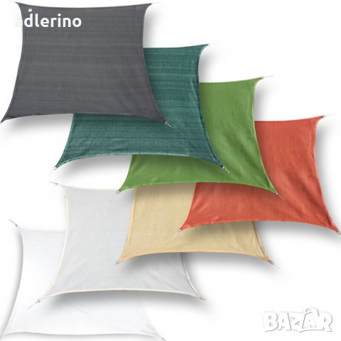 Слънчево платно, сенник, кремав, hanSe, правоъгълен, 3x4 м , снимка 2 - Градински мебели, декорация  - 34159421