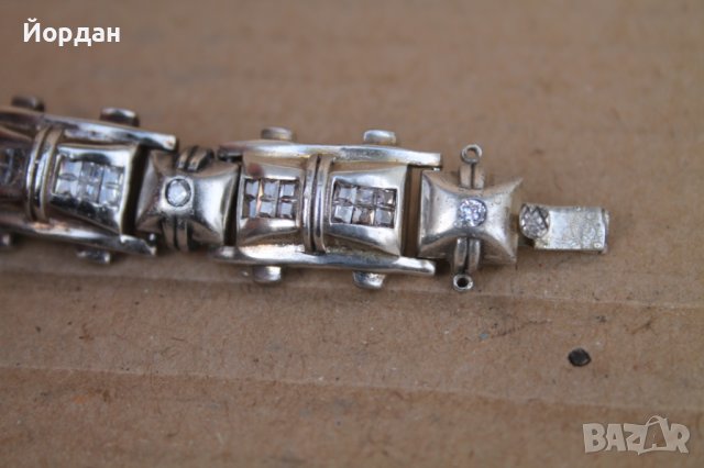 Сребърна гривна , снимка 7 - Гривни - 44479949