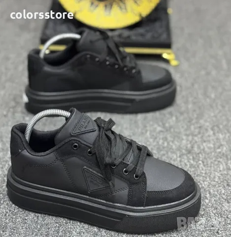 Мъжки черни кецове Pr@ **код SG135