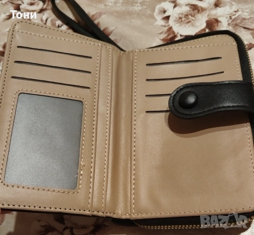 Ново Италианско Кожено Дамско Портмоне , снимка 4 - Портфейли, портмонета - 51852897