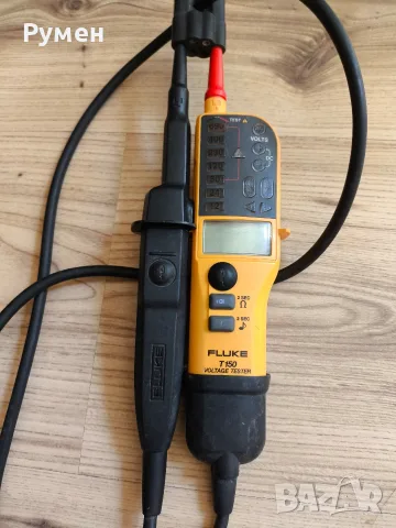 Fluke Т150 двуполюсен тестер за напрежение и проводимост с LCD дисплей, снимка 2 - Други инструменти - 55898470