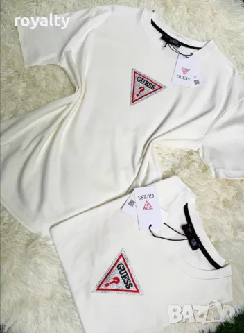 Памучни дамски тениски Guess , снимка 3 - Тениски - 50413600