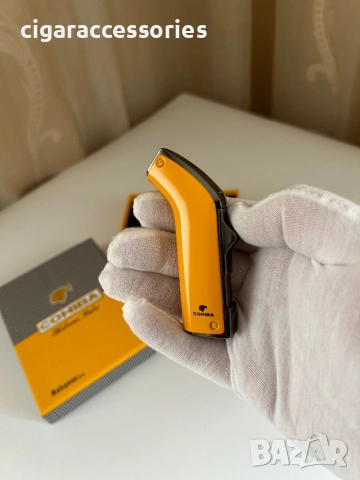 COHIBA комплект запалка + резачка за пури, снимка 3 - Запалки - 50898677