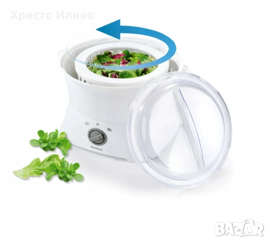 Електрическа белачка за картофи 2в1 Центрофуга за Салата SilverCrest, снимка 3 - Други - 53763037