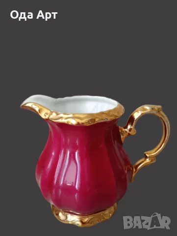  Винтидж, сет за чай или кафе, 1956 г Bavaria Bareuther , снимка 2 - Чаши - 49625346