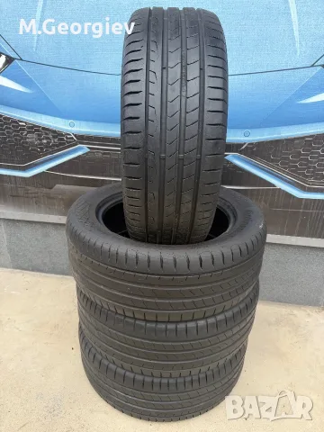 4бр. ВИСОКОСКОРОСТНИ ЛЕТНИ ГУМИ CONTINENTAL PREMIUM CONTACT-7  235/55/18 100V- 6,8 mm  DOT 09/23, снимка 11 - Гуми и джанти - 56235643