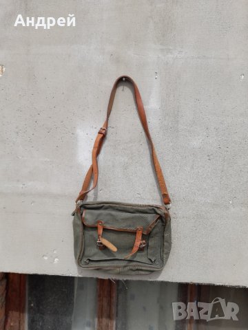 Стара брезентова чанта #14, снимка 1