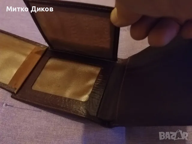 Портфейл нов марков  на Керн Колекцион естествена кожа 120х95мм, снимка 6 - Портфейли, портмонета - 48102916