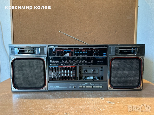 радиокасетофон "SHARP GF-7850", снимка 5 - Радиокасетофони, транзистори - 53259464