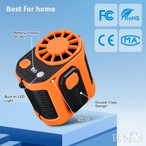 Преносим вентилатор за кръста, снимка 6 - Друга електроника - 53435398