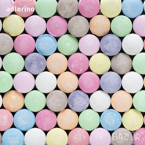 Тебешир за рисуване, джъмбо пакет 120 тебешира, детска игра с тебешир, тебешир за рисуване на асфалт, снимка 4 - Рисуване и оцветяване - 34400420