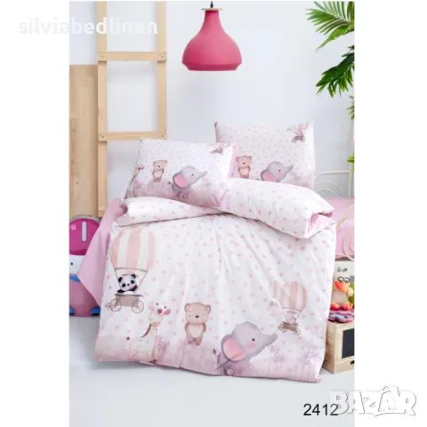 Бебешки спални комплекти ранфорс за бебешка кошара, снимка 2 - Спално бельо и завивки - 49091302