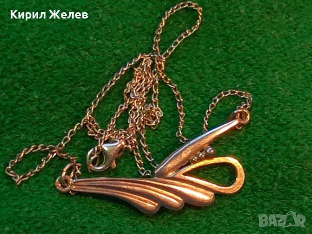 ПРЕКРАСНО ЕФИРНО СРЕБЪРНО КОЛИЕ СРЕБРО 925 ФИНА БИЖУТЕРСКА МАЙСТРОСКА ИЗРАБОТКА 40023, снимка 4 - Колиета, медальони, синджири - 43221561