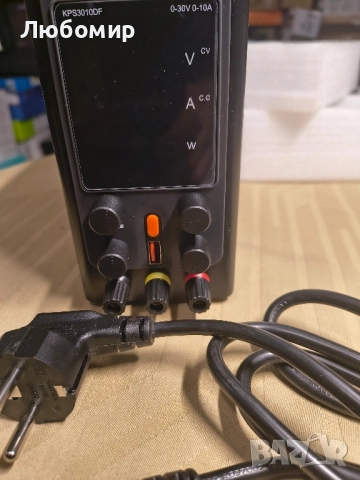 Лабораторно захранване UOHHBOE 30V 10A DC, регулируемо стабилизиращо DC захранване с 4-цифрен , снимка 2 - Друга електроника - 51742967