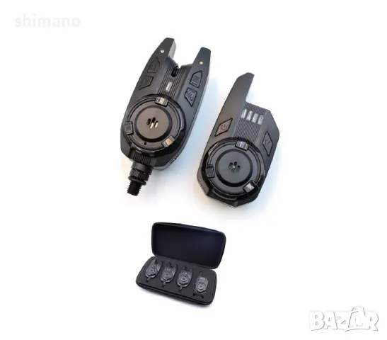 Комплект сигнализатори CarpMax Violent 4+1 обхват 500м., снимка 3 - Такъми - 48205338