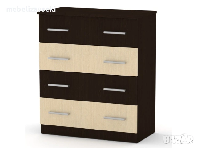 Нов! Скрин Компанит Комод-4Б, снимка 2 - Скринове - 53807381