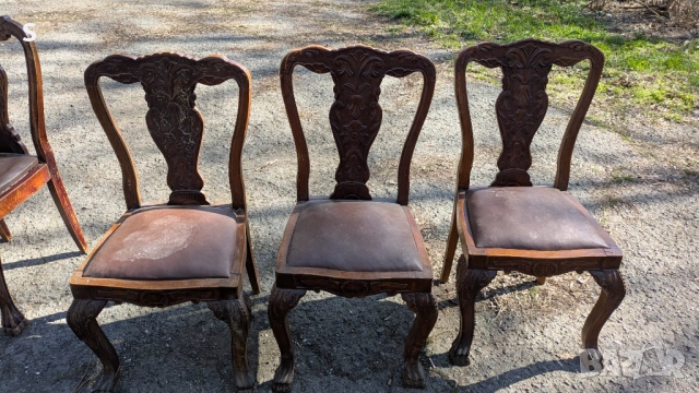 Стари столове , снимка 7 - Антикварни и старинни предмети - 53835799