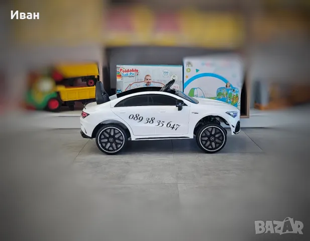 ТОП ЦЕНА!НОВО!Акумулаторна кола Mercedes CLA 45 AMG с 12V батерия,4х4,МЕКИ ГУМИ, снимка 6 - Коли, камиони, мотори, писти - 47647520