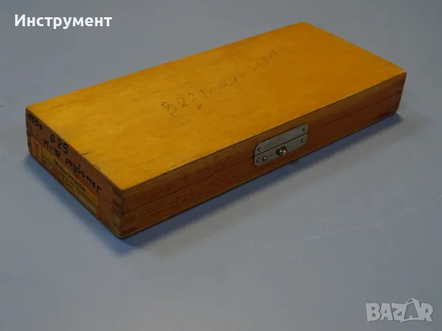 Микрометричен резбомер DDR VEB Suhl M-W Thread Мicrometer 0-25mm, снимка 6 - Други инструменти - 55751498