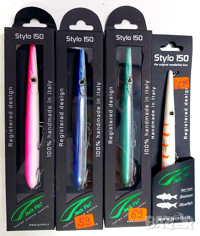 Воблер слайдер Jack Fin STYLO 150мм, 175мм, 210мм ,225мм,240мм, снимка 3 - Такъми - 44742509