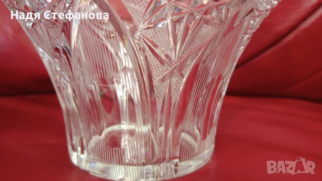 Масивна кристална бонбониера, снимка 3 - Прибори за хранене, готвене и сервиране - 44475842