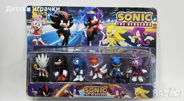 Фигурки Соник 6 в комплект 5 см