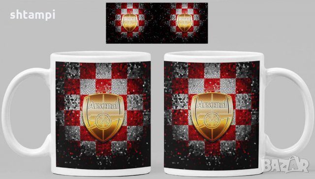 Чаша Арсенал Arsenal  Керамична, снимка 6 - Фен артикули - 34782804