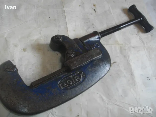 3" Цола Френски професионален масивен ТРЪБОРЕЗ за рязане стоманени тръби 55см/4,5кг/захват 90мм, снимка 13 - Други инструменти - 47325807