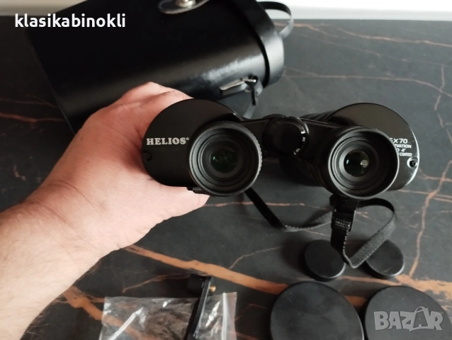 ТОП Японски Бинокъл--HELIOS OBSERVATION 15x70 Japan, снимка 2 - Екипировка - 53520180