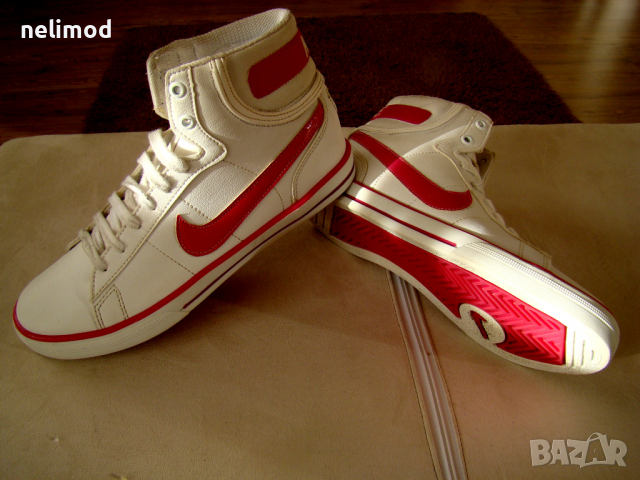 Nike original иСТИНСКИЯ чЕРЕН пЕТЪК на 45,00 лв size UК 6 39номер...естествена кожа, снимка 4 - Кецове - 36342879