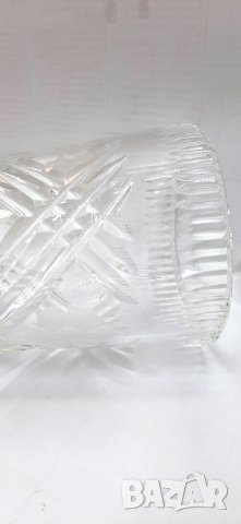 Стара кристална ваза  (2.2.6), снимка 6 - Антикварни и старинни предмети - 34569862