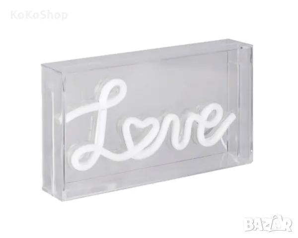 Лампа с надпис с "Love"/LED лампа/декоративна лампа/, снимка 4 - Настолни лампи - 49962446